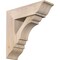Ekena Millwork Olympic Traditional Smooth Bracket w/ Offset Brace, Douglas Fir, 7 1/2"W x 24"D x 24"H BKT0806X24X24OLY01SDF - alternate 1